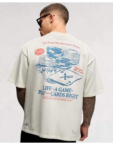 T-shirt "Casino" blanc