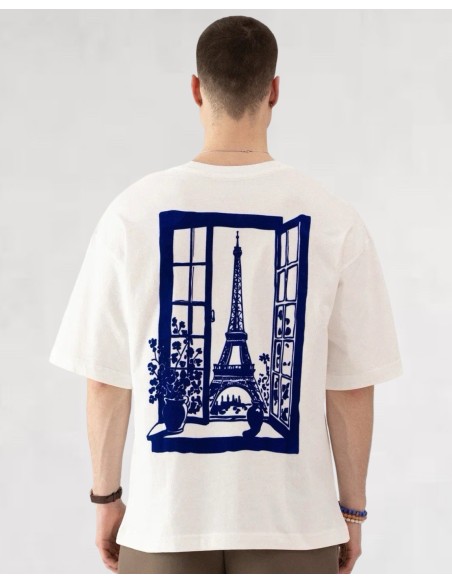 T-SHIRT BLANC "EIFFEL"