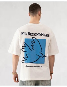 T-SHIRT BLANC "FLY"