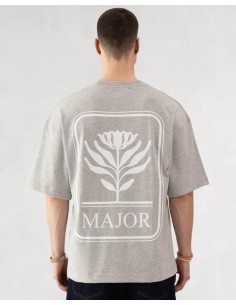 T-SHIRT GRIS CLAIR "MAJOR"