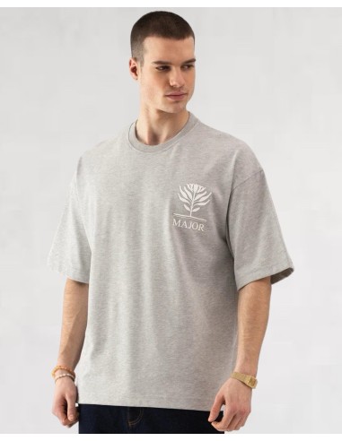 T-SHIRT GRIS CLAIR "MAJOR"