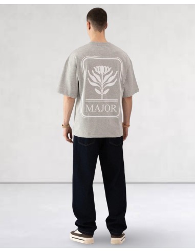 T-SHIRT GRIS CLAIR "MAJOR"