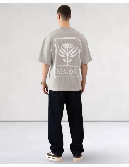 T-SHIRT GRIS CLAIR "MAJOR"