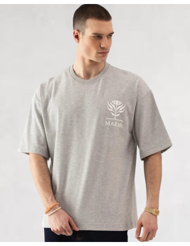 T-SHIRT GRIS CLAIR "MAJOR"