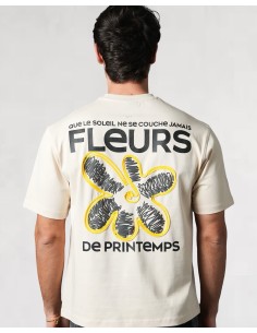 T-shirt "Spring Flower" beige