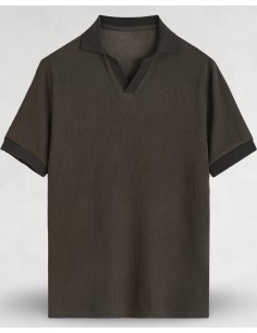 POLO MARRON FLUIDE 2