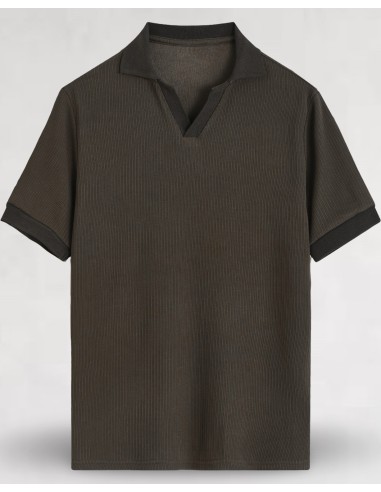 POLO MARRON FLUIDE