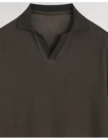 POLO MARRON FLUIDE