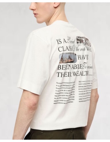 T-SHIRT BLANC "SOCIAL" IMPERIAL