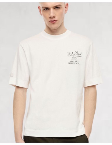 T-SHIRT BLANC "SOCIAL" IMPERIAL