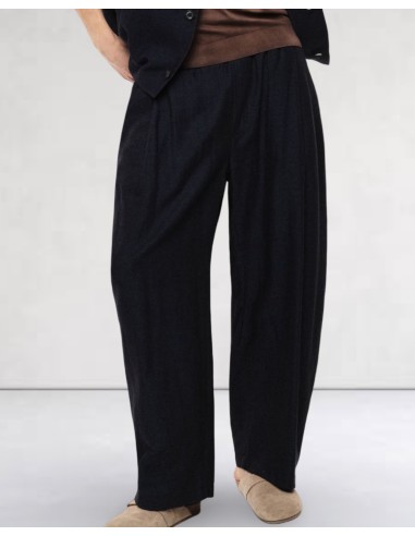 PANTALON FLUIDE CLASSE BLEU MARINE...