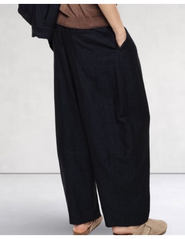 PANTALON FLUIDE CLASSE BLEU MARINE...