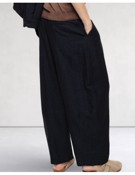 PANTALON FLUIDE CLASSE BLEU MARINE IMPERIAL