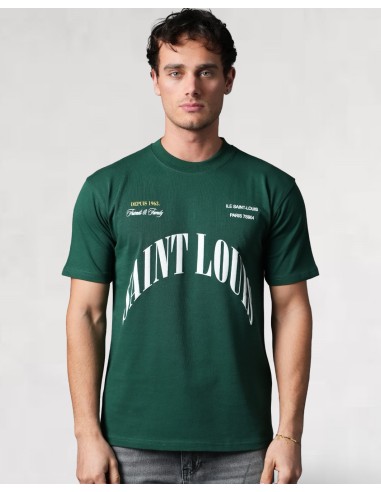 T-SHIRT VERT "SAINT-LOUIS"