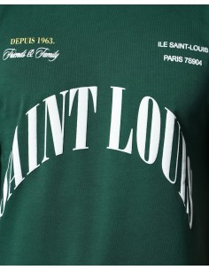T-SHIRT VERT "SAINT-LOUIS" 2