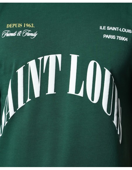 T-SHIRT VERT "SAINT-LOUIS"
