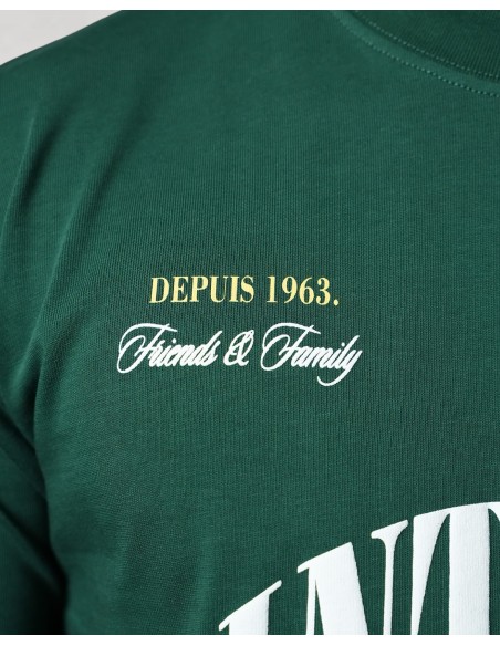 T-SHIRT VERT "SAINT-LOUIS"