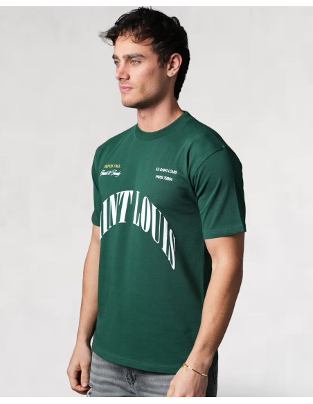 T-SHIRT VERT "SAINT-LOUIS"