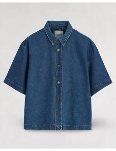 Ensemble en jean chemisette et short 2