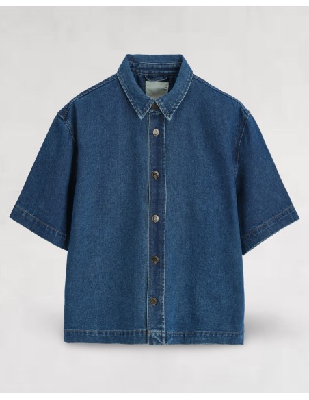 Ensemble en jean chemisette et short