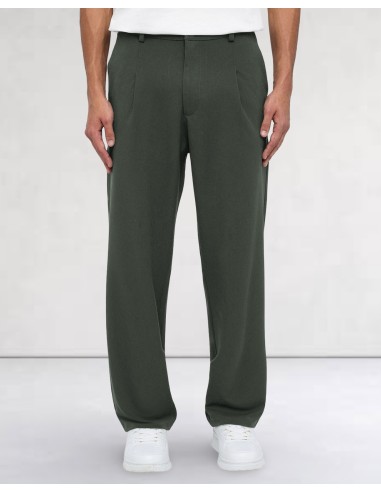 PANTALON FLUIDE VERT "COEUR"