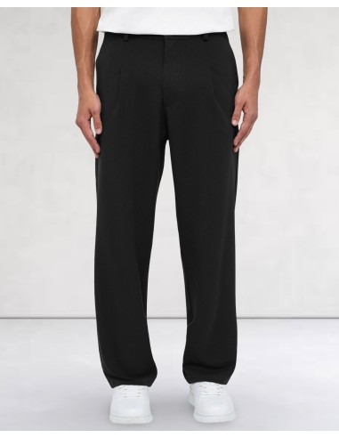 PANTALON FLUIDE NOIR "COEUR"