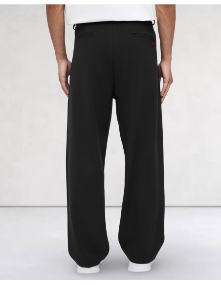 PANTALON FLUIDE NOIR "COEUR"