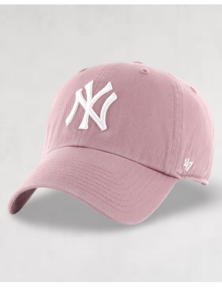 CASQUETTE 47'S CLEAN UP NY NO LOOP LABEL MAUVE