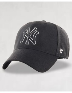 CASQUETTE 47'S SNAPBACK NY BLACK LITTLE WHITE
