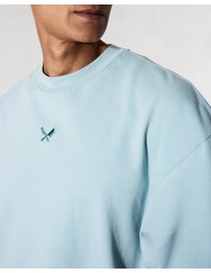 T-Shirt Basic "Cozy" bleu clair 2