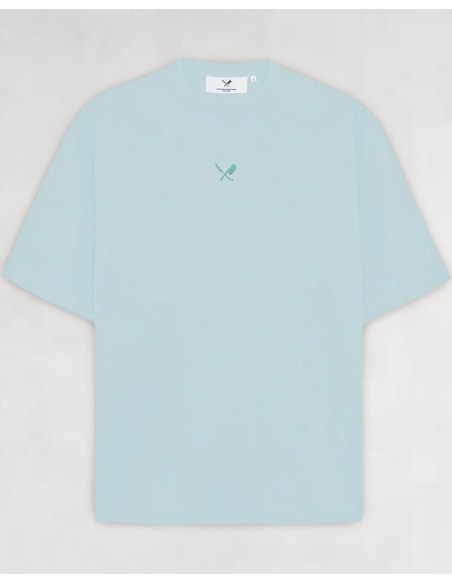 T-Shirt Basic "Cozy" bleu clair