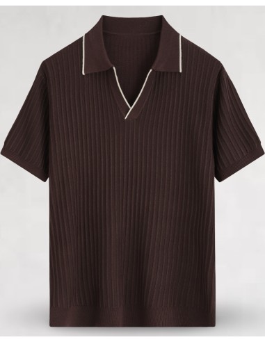 POLO MARRON FLUIDE