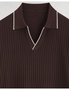 POLO MARRON FLUIDE 2