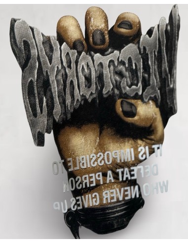 T-Shirt oversize blanc "Victorys"