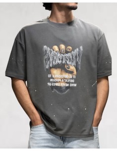 T-Shirt oversize anthracite "Victorys"