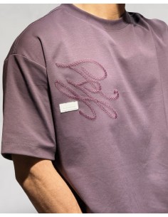 T-Shirt regular mauve "Ingenious" 2