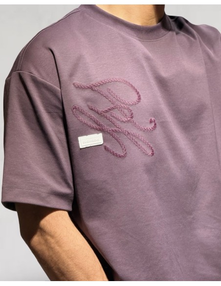 T-Shirt regular mauve "Ingenious"