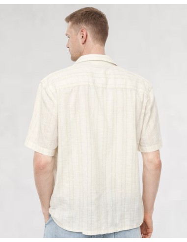 CHEMISETTE ÉCRU A BANDES BEIGE IMPERIAL