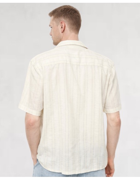 CHEMISETTE ÉCRU A BANDES BEIGE IMPERIAL