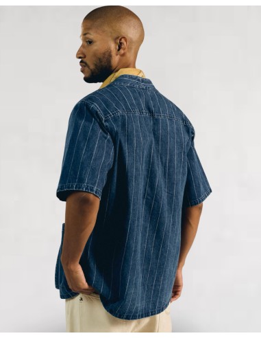 CHEMISETTE STYLE BASEBALL EN JEANS