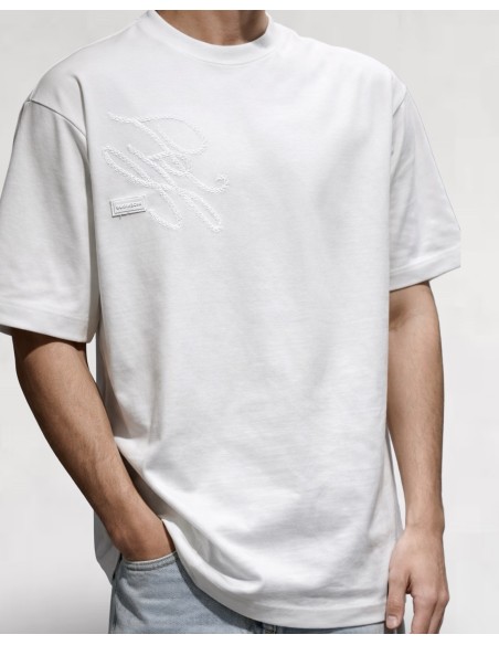 T-Shirt regular blanc "Ingenious"