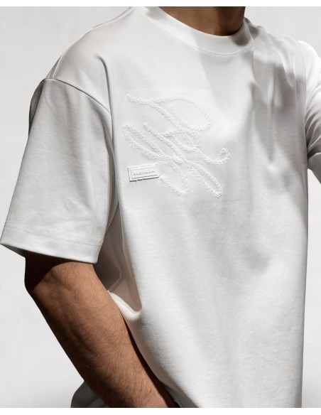 T-Shirt regular blanc "Ingenious"