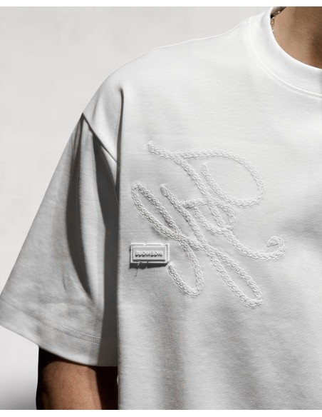 T-Shirt regular blanc "Ingenious"