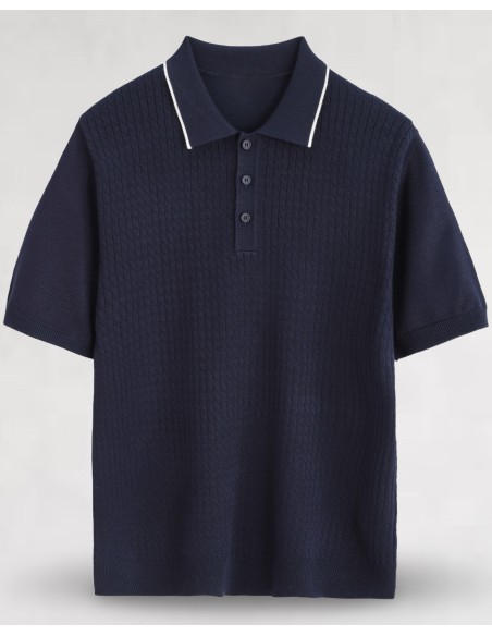 POLO LÉGER BLEU MARINE