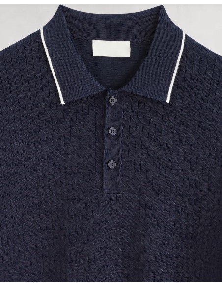 POLO LÉGER BLEU MARINE