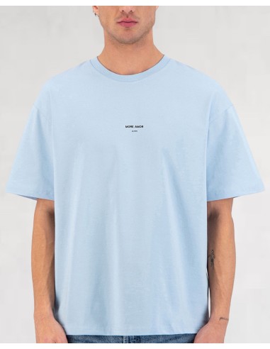 T-SHIRT MORE AMOR BLEU CIEL