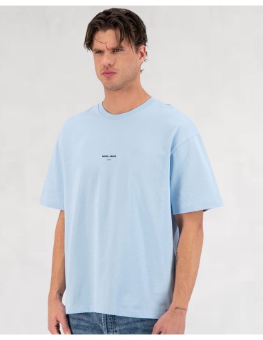 T-SHIRT MORE AMOR BLEU CIEL