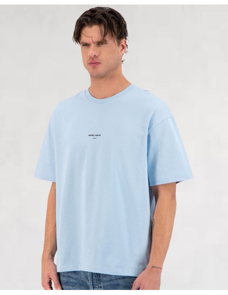 T-SHIRT MORE AMOR BLEU CIEL