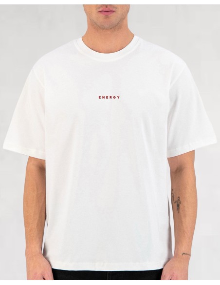 T-SHIRT ENERGY BLANC