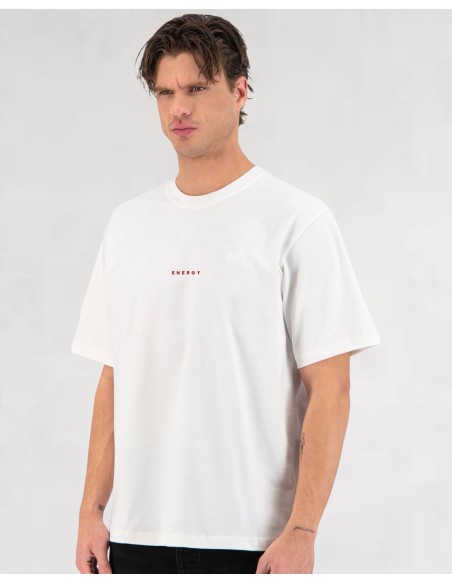T-SHIRT ENERGY BLANC